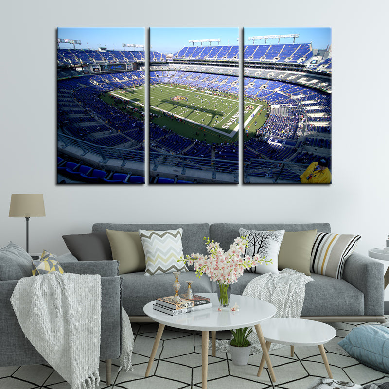 Baltimore Ravens Stadium Wall Canvas 5