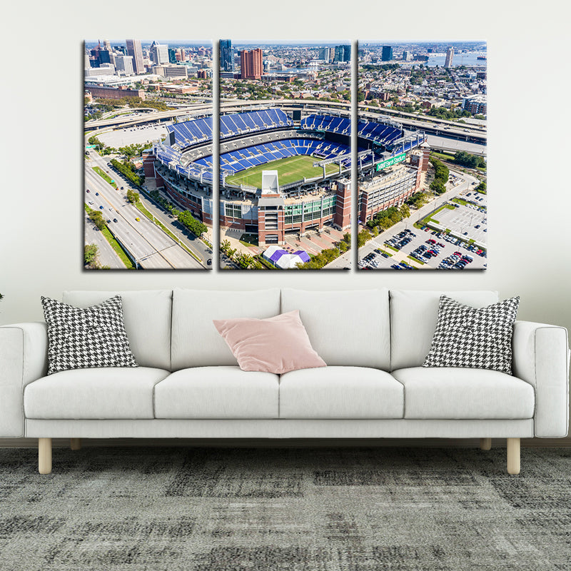 Baltimore Ravens Stadium Wall Canvas