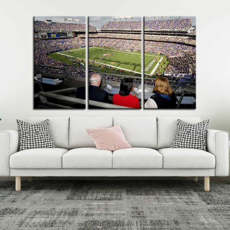 Baltimore Ravens Stadium Wall Canvas