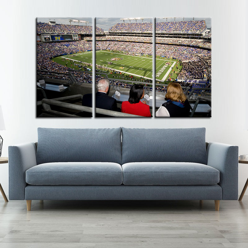 Baltimore Ravens Stadium Wall Canvas