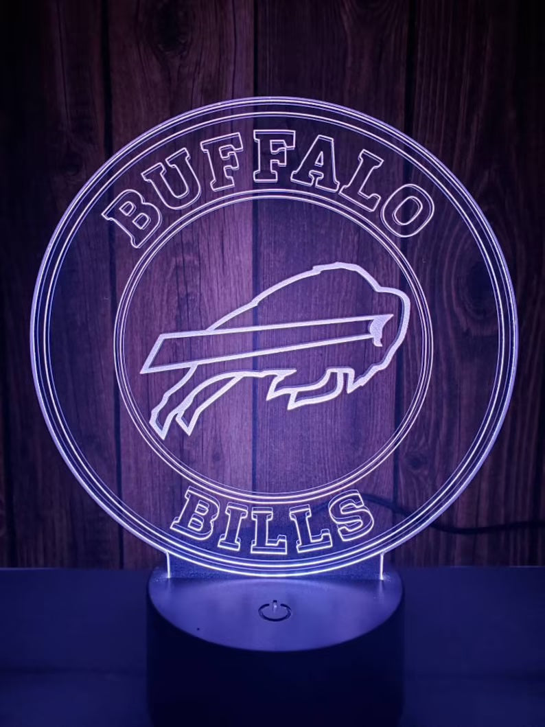 Buffalo Bills 3D LED Lamp