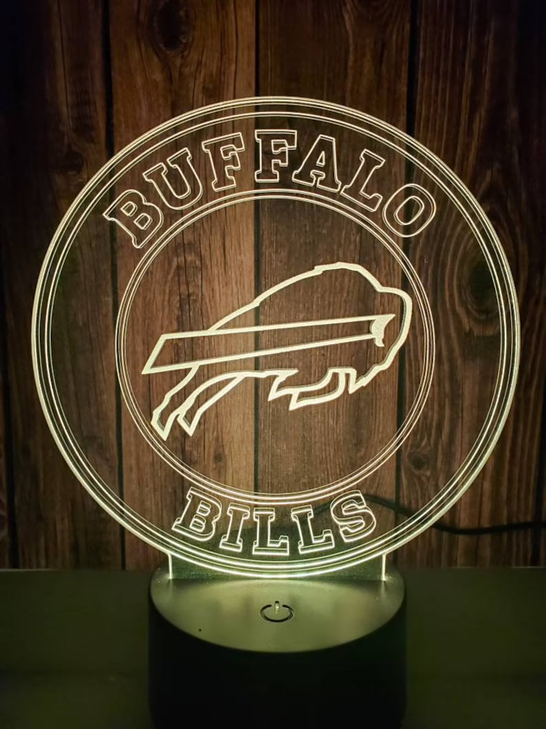 Buffalo Bills 3D LED Lamp