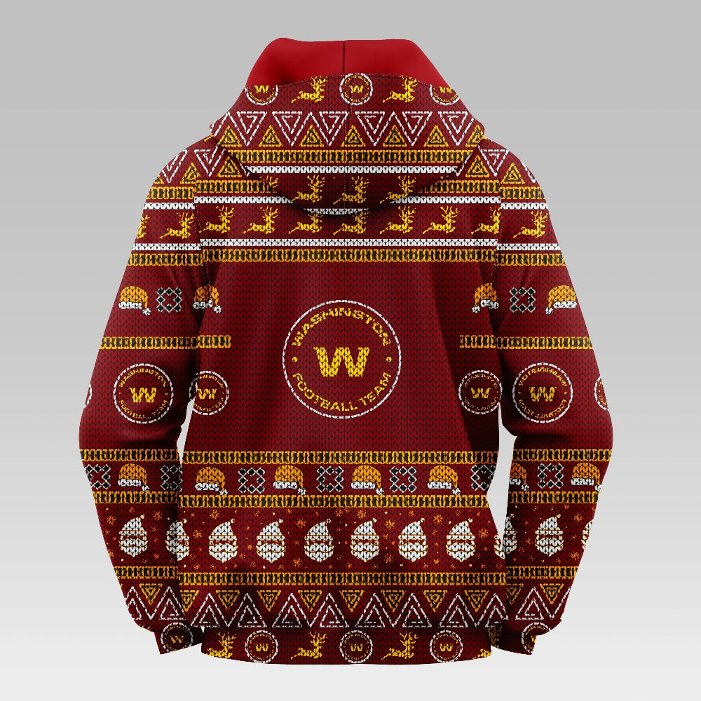 Washington Football Team Casual Christmas Hoodie