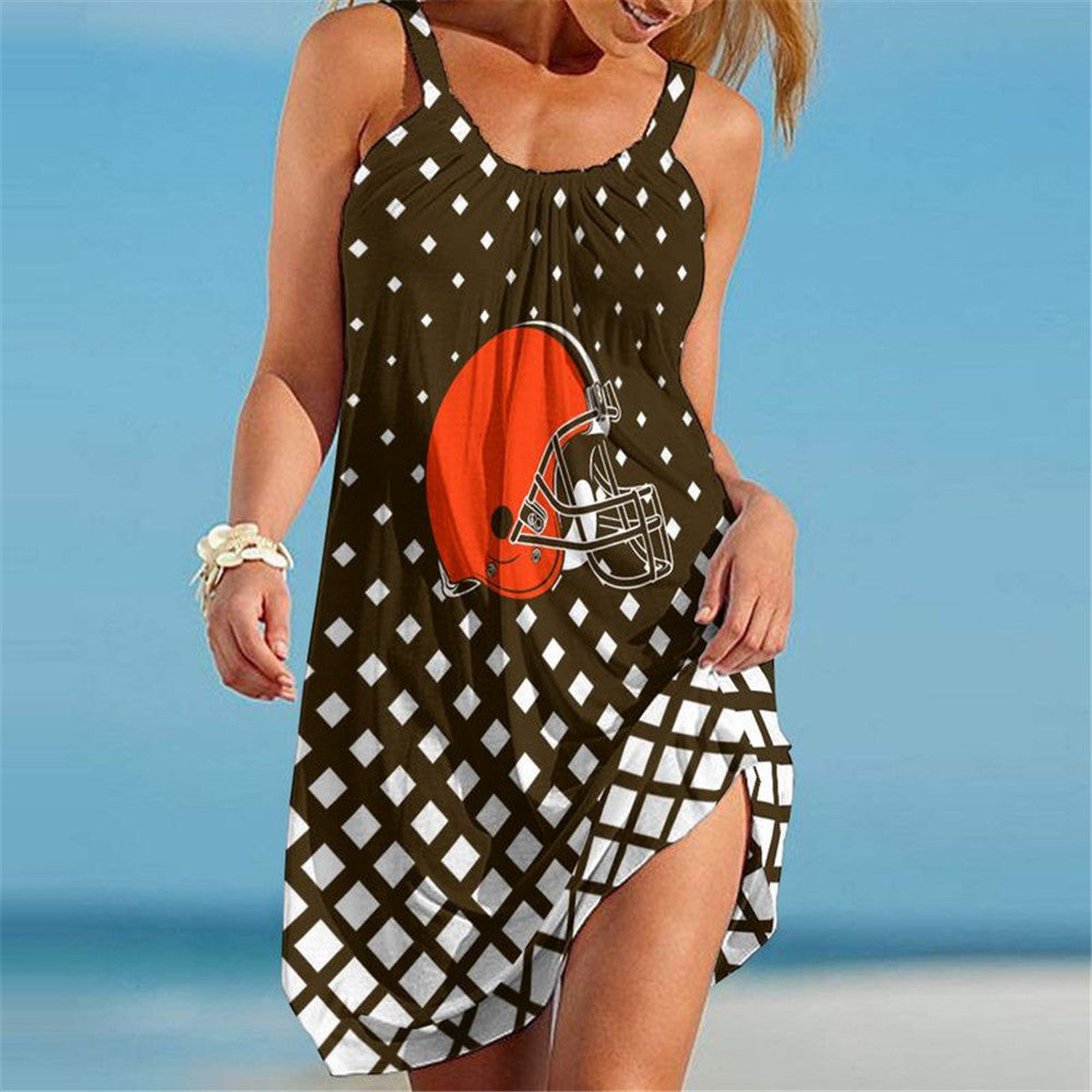 Cleveland Browns Women Cool Beach Dress