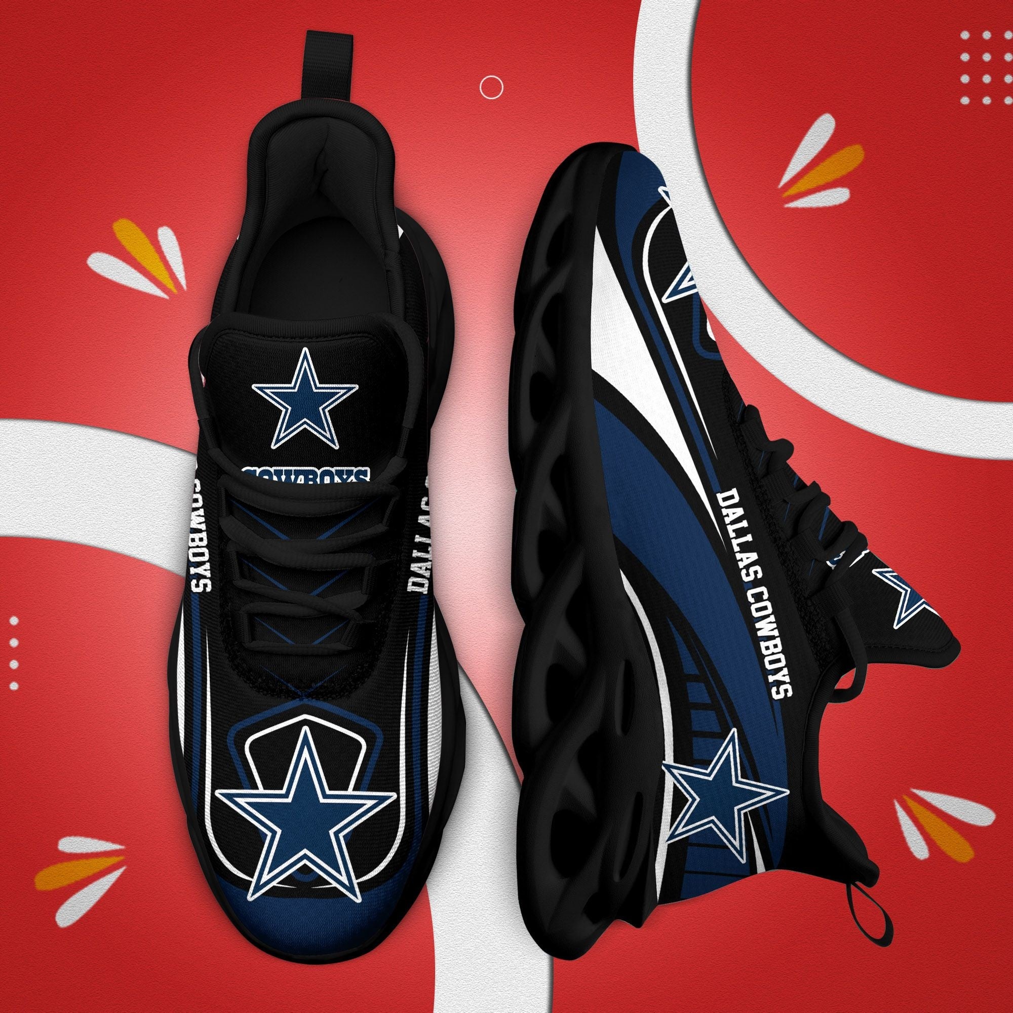 Dallas Cowboys Cool Air Max Running Shoes