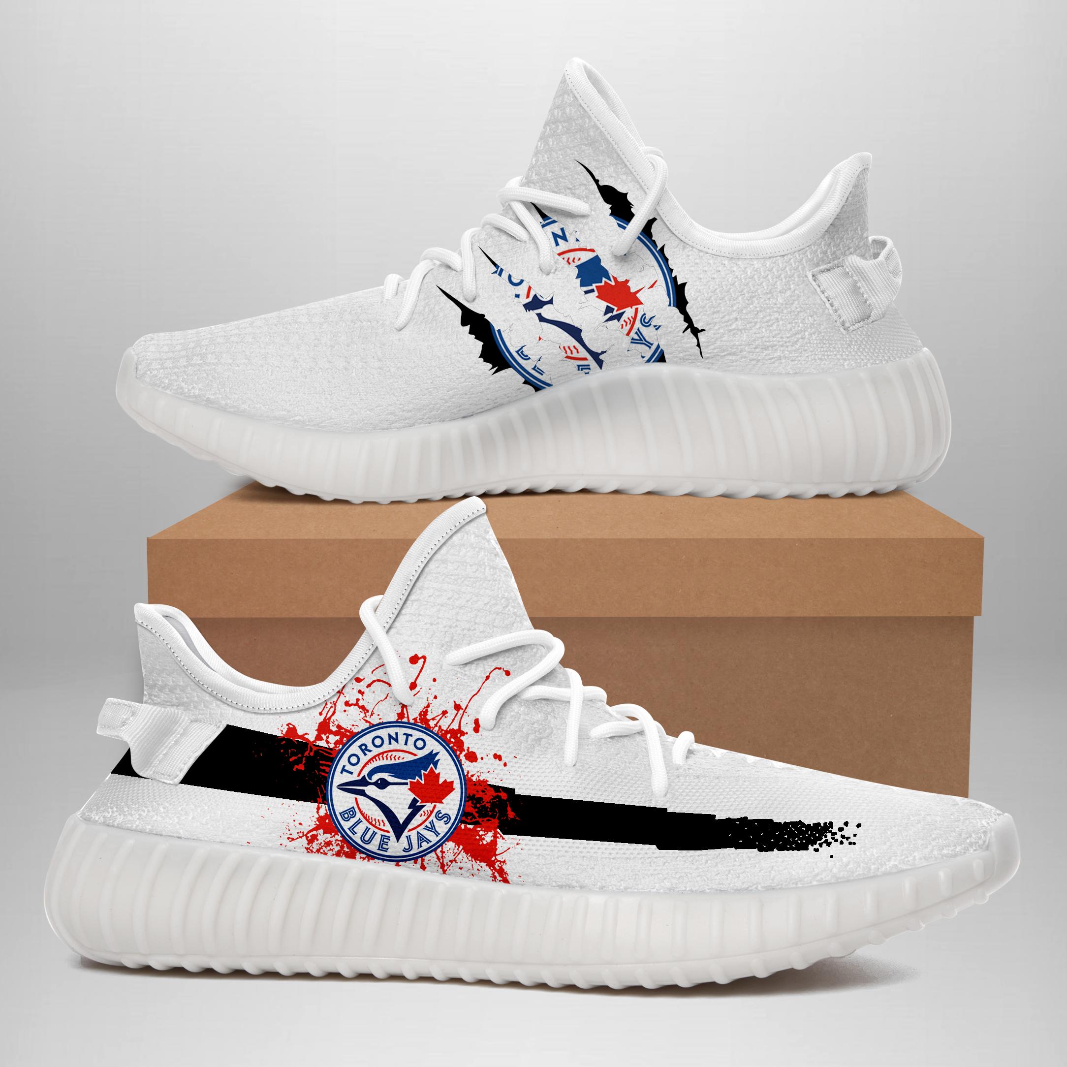 Toronto Blue Jays Casual 3D Yeezy Shoes