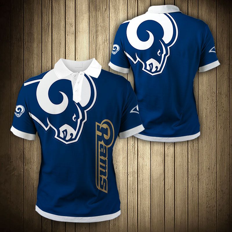 Los Angeles Rams Flag Polo Shirt