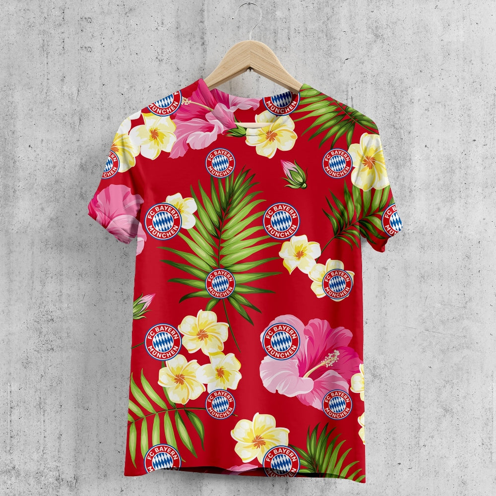 Bayern Munich Summer Floral T-Shirt