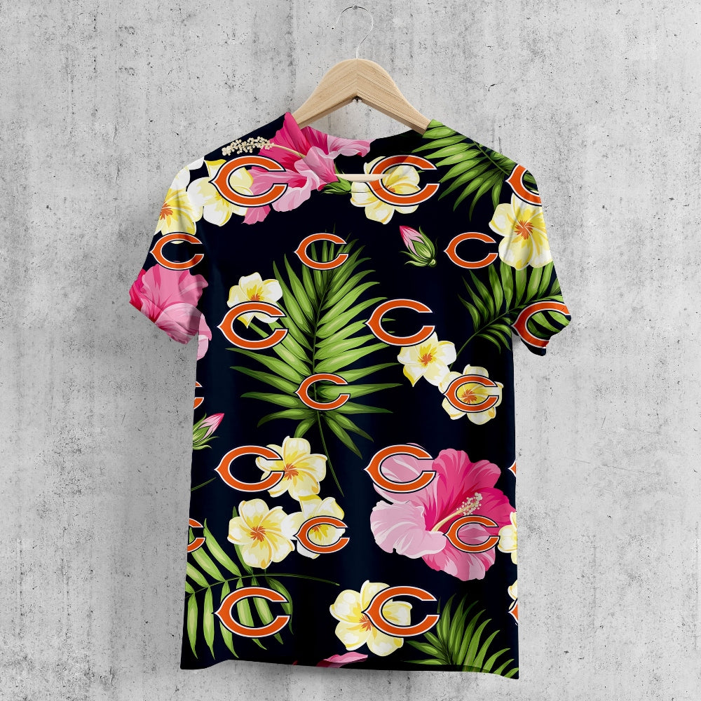 Chicago Bears Summer Floral T-Shirt