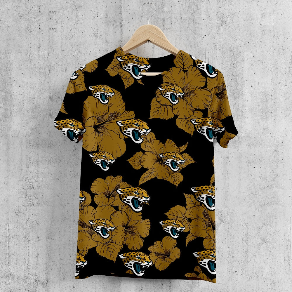 Jacksonville Jaguars Tropical Floral T-Shirt