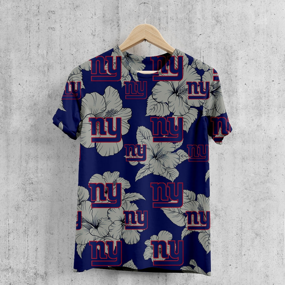 New York Giants Tropical Floral T-Shirt