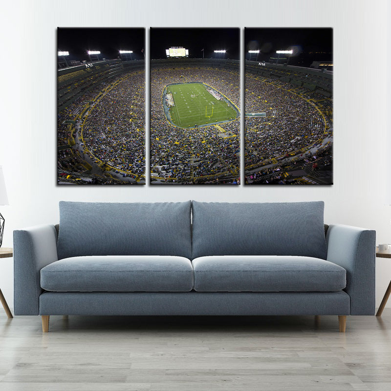 Green Bay Packers Stadium Wall Canvas