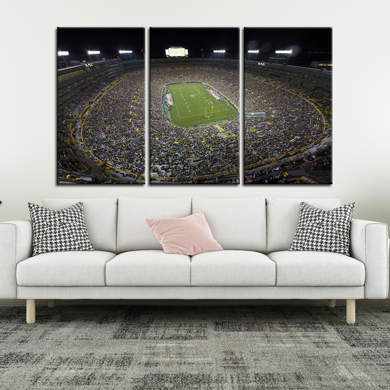 Green Bay Packers Stadium Wall Canvas