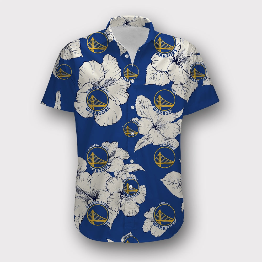 Golden State Warriors Tropical Floral Shirt