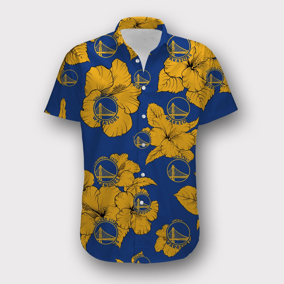 Golden State Warriors Tropical Floral Shirt