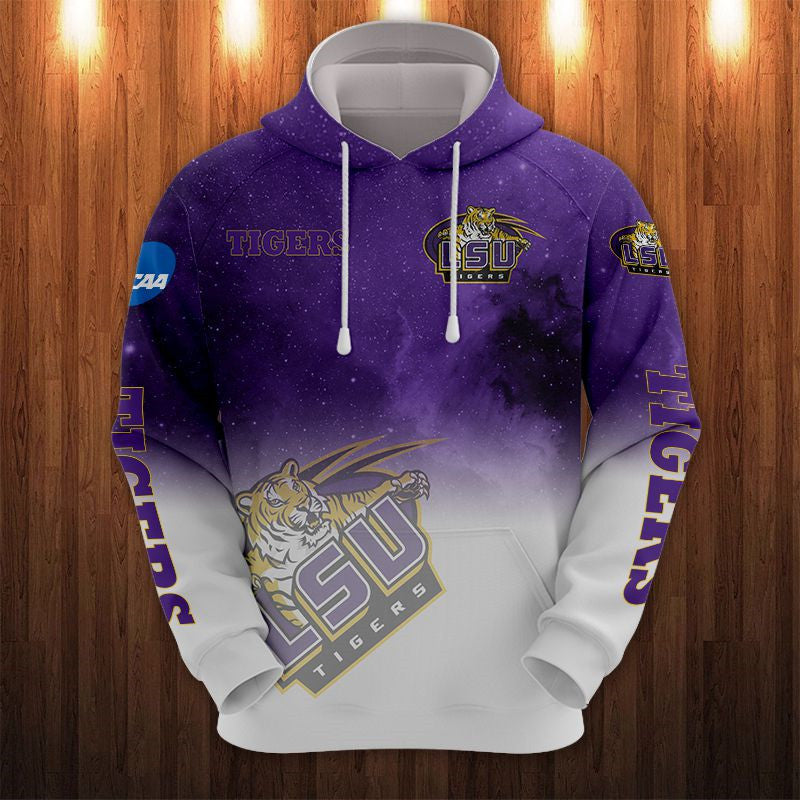 LSU Tigers Starry Casual Hoodie