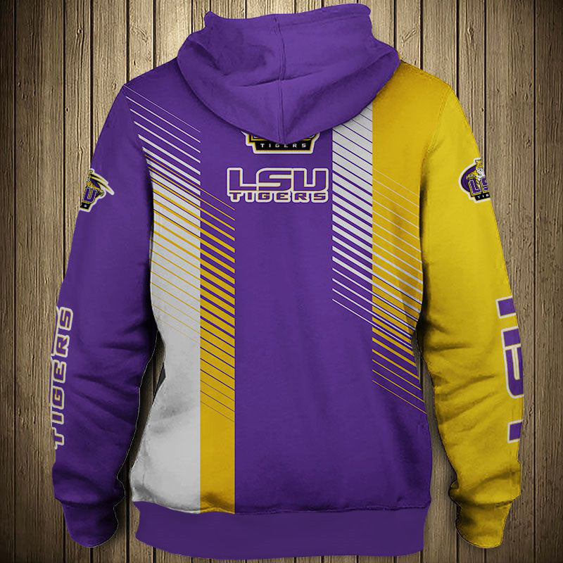 LSU Tigers Stripes Hoodie