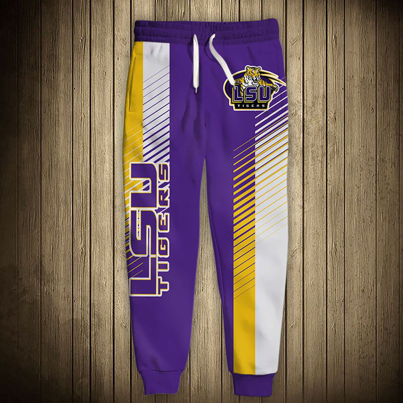 LSU Tigers Stripes Sweatpants