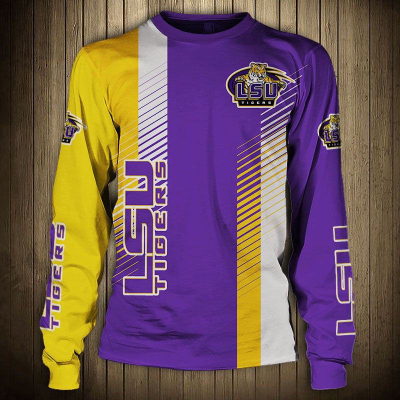 LSU Tigers Stripes Sweatshirt