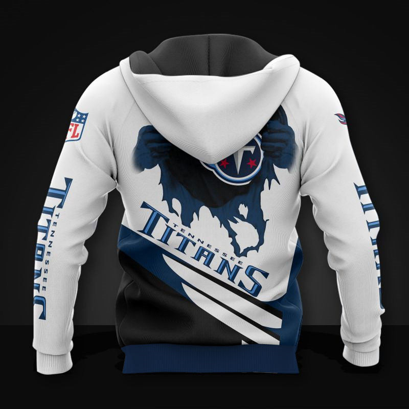 Tennessee Titans Casual 3D Hoodie