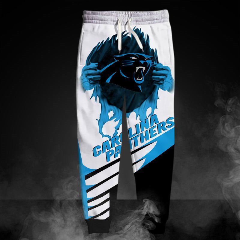 Men'S Carolina Panthers Sweatpants Printed 3D  Carolina panthers, Carolina  panthers football, Panthers