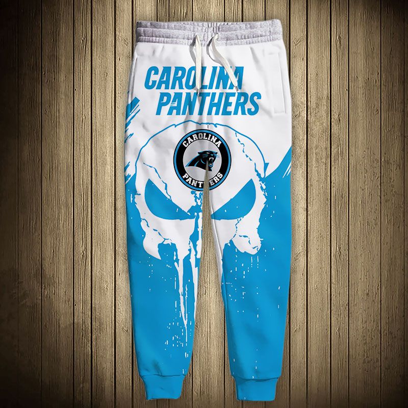 Carolina Panthers Skull Sweatpants