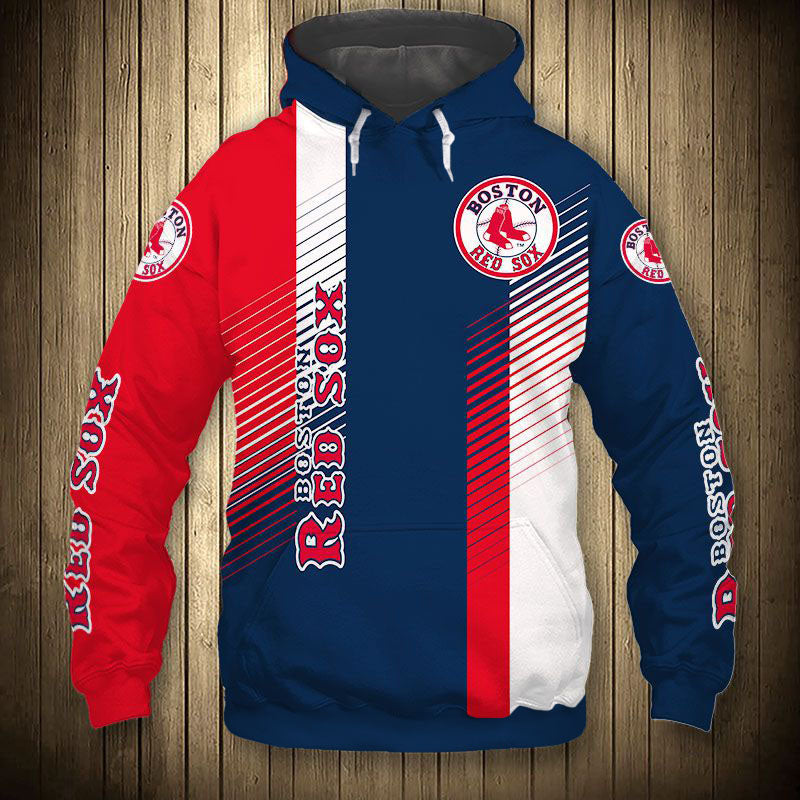 Boston Red Sox Stripes Hoodie