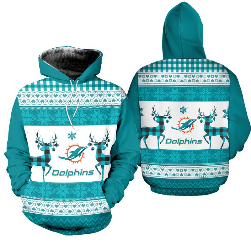 Miami Dolphins Christmas Hoodie