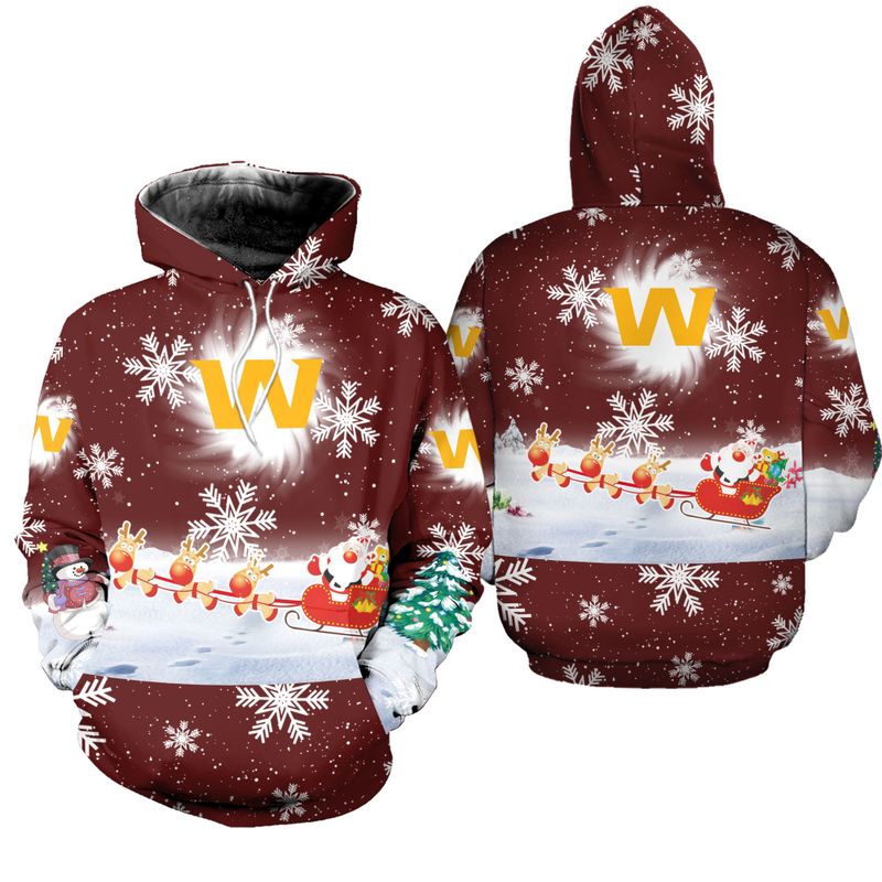 Washington Football Team Cool Christmas Hoodie