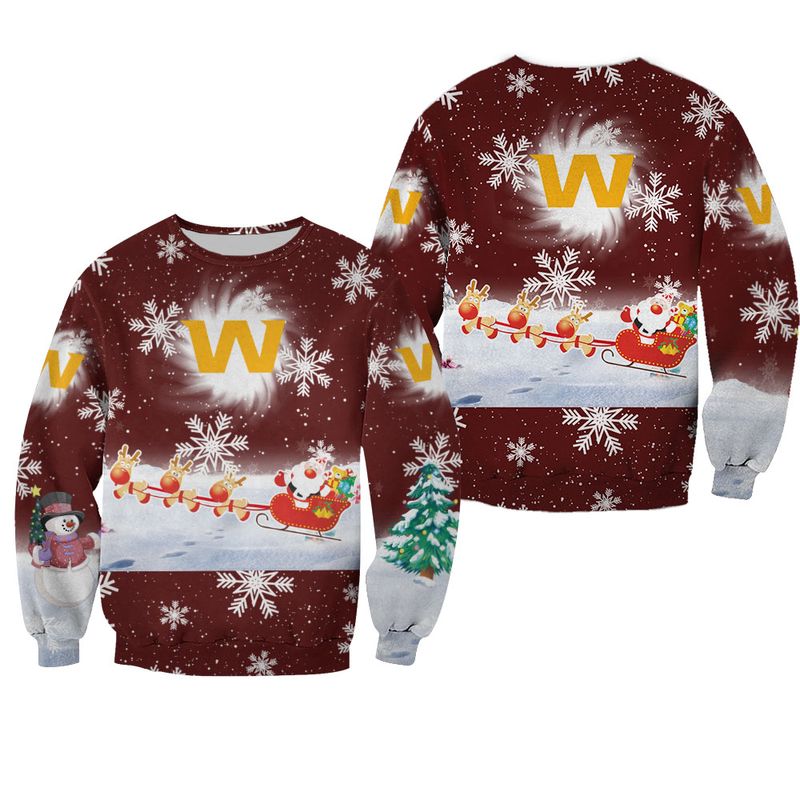 Washington Football Team Cool Christmas Sweatshirt