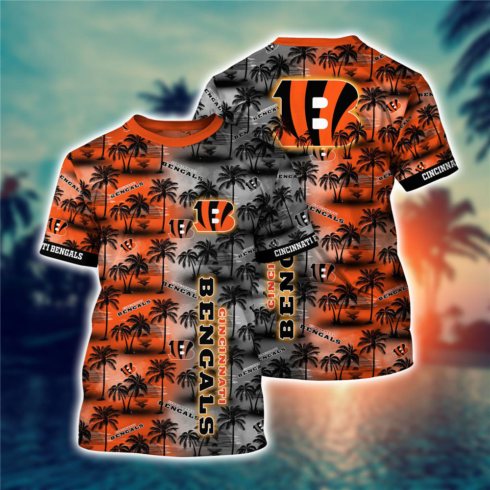 Cincinnati Bengals Hawaiian T-Shirt