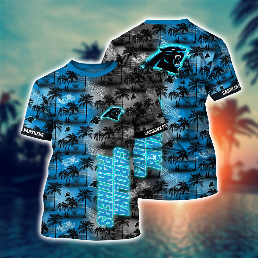 Carolina Panthers Hawaiian T-Shirt