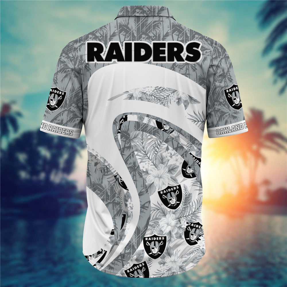 Las Vegas Raiders Floral Casual Shirt