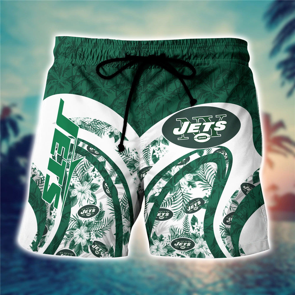 New York Jets Floral Casual Shorts
