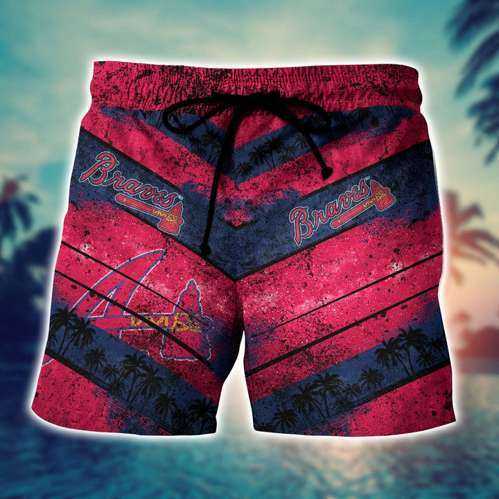 Atlanta Braves Cool Hawaiian Shorts