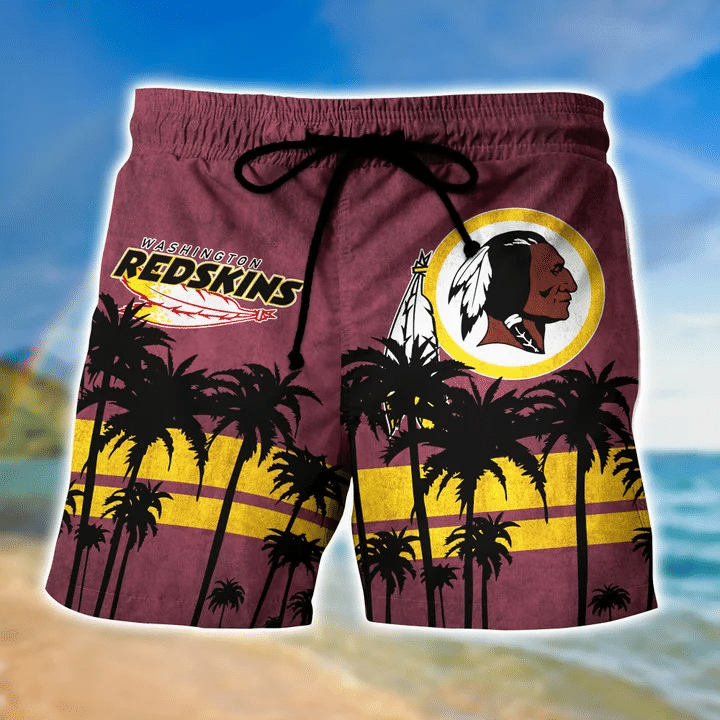 Washington Commanders Hawaiian Shorts