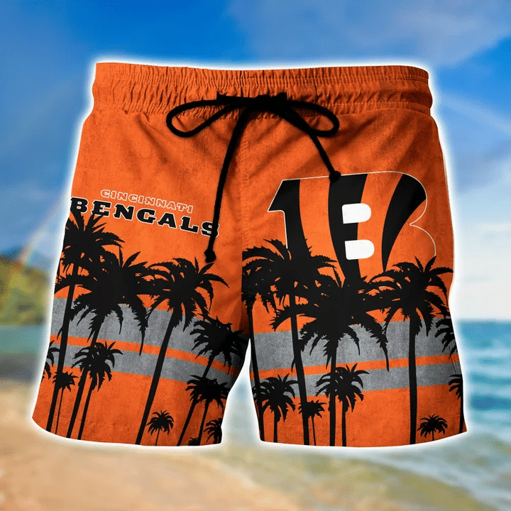 Cincinnati Bengals Hawaiian Shorts