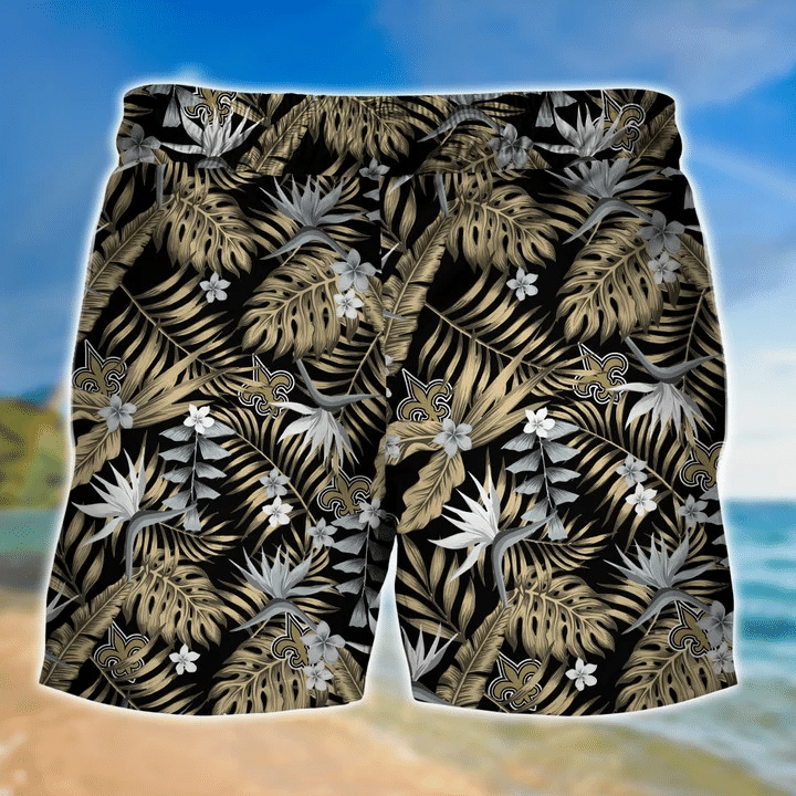 New Orleans Saints Coolest Hawaiian Shorts