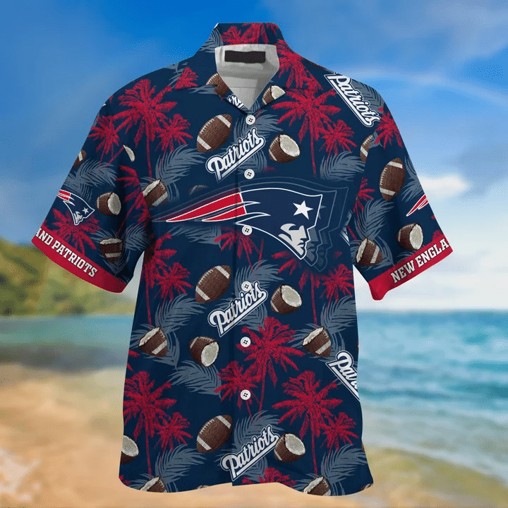 New England Patriots Ultra Cool Hawaiian Shirt