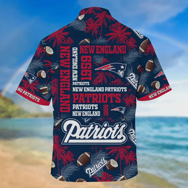 New England Patriots Ultra Cool Hawaiian Shirt