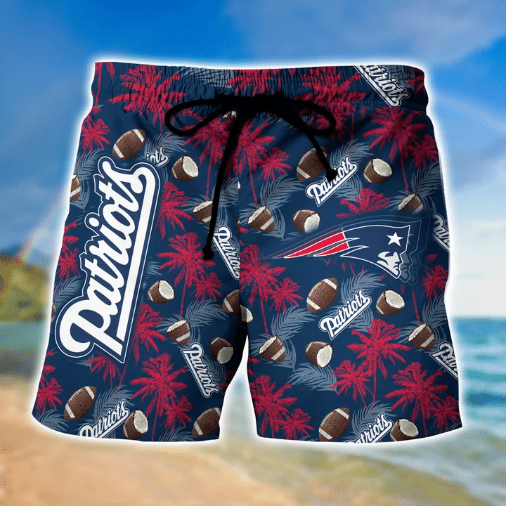 New England Patriots Ultra Cool Hawaiian Shorts