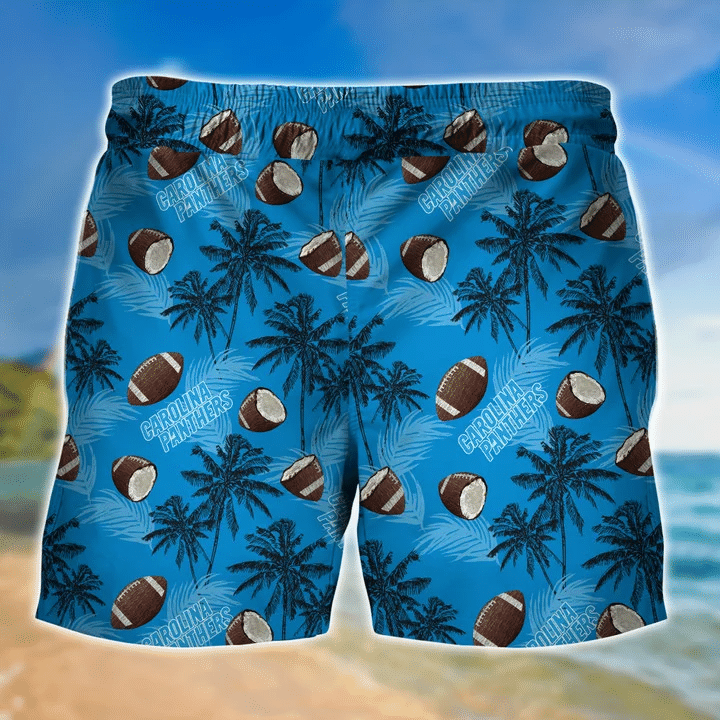 Carolina Panthers Ultra Cool Hawaiian Shorts