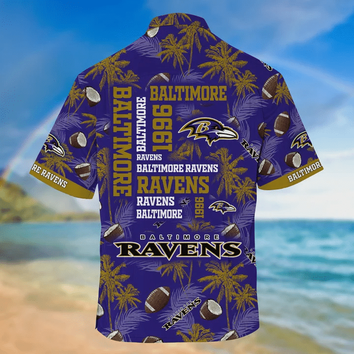 Baltimore Ravens Ultra Cool Hawaiian Shirt