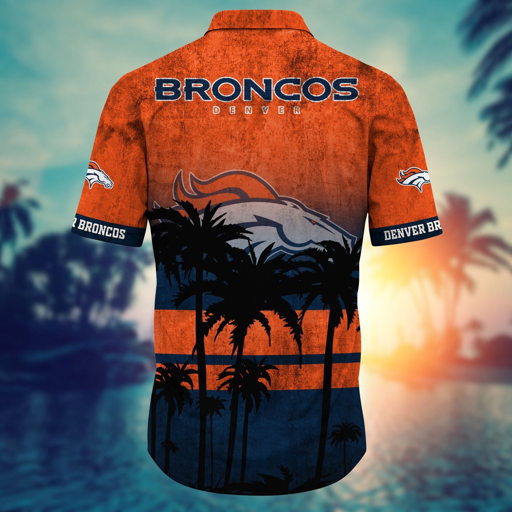 Denver Broncos Hawaiian Shirt