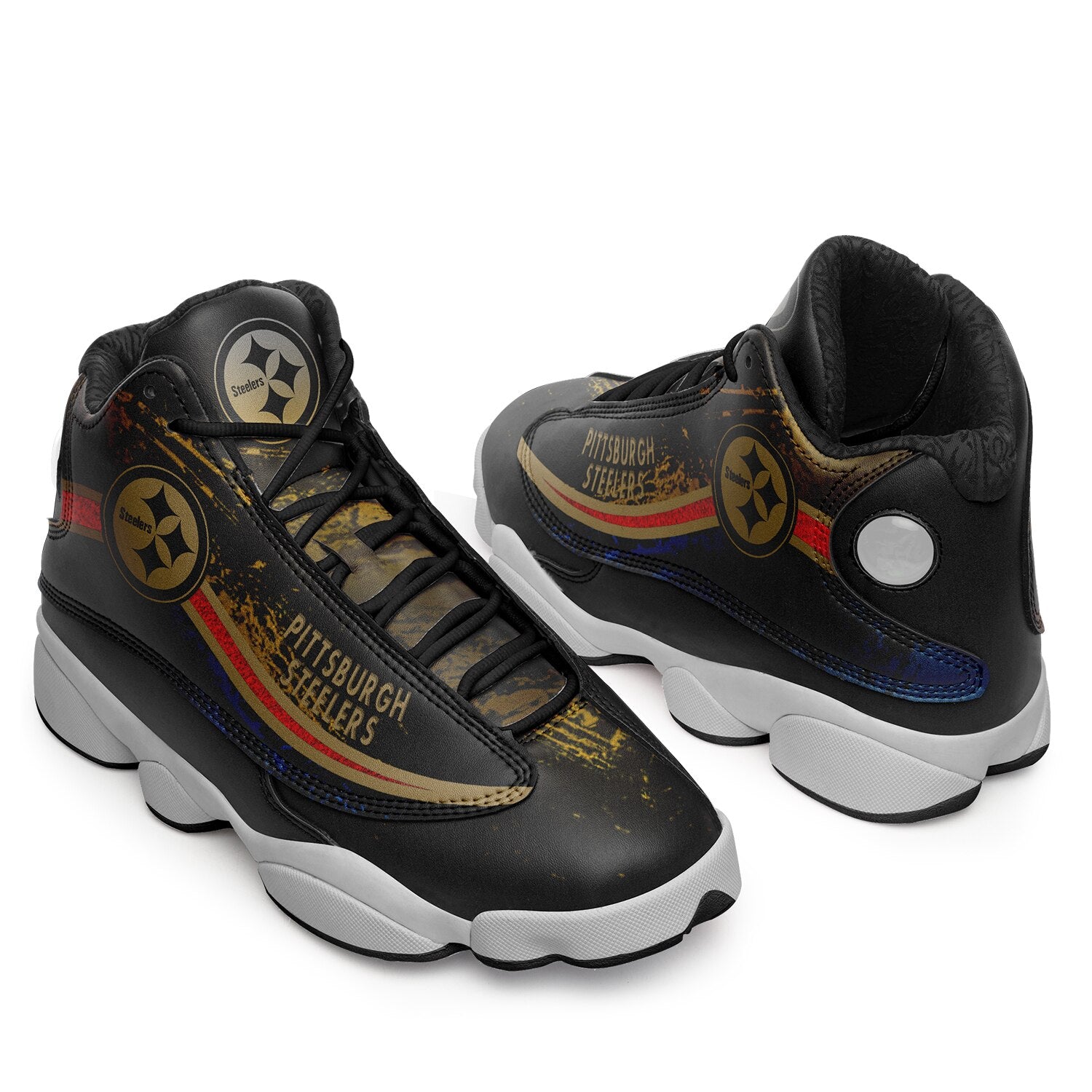 Pittsburgh Steelers Casual Air Jordon Sneaker Shoes