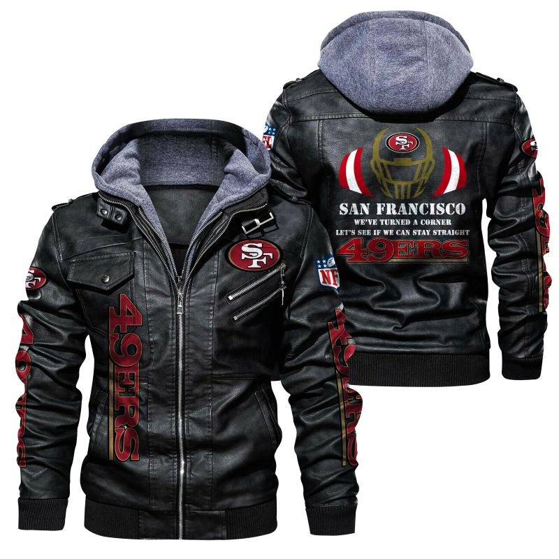 San Francisco 49ers Casual Leather Jacket