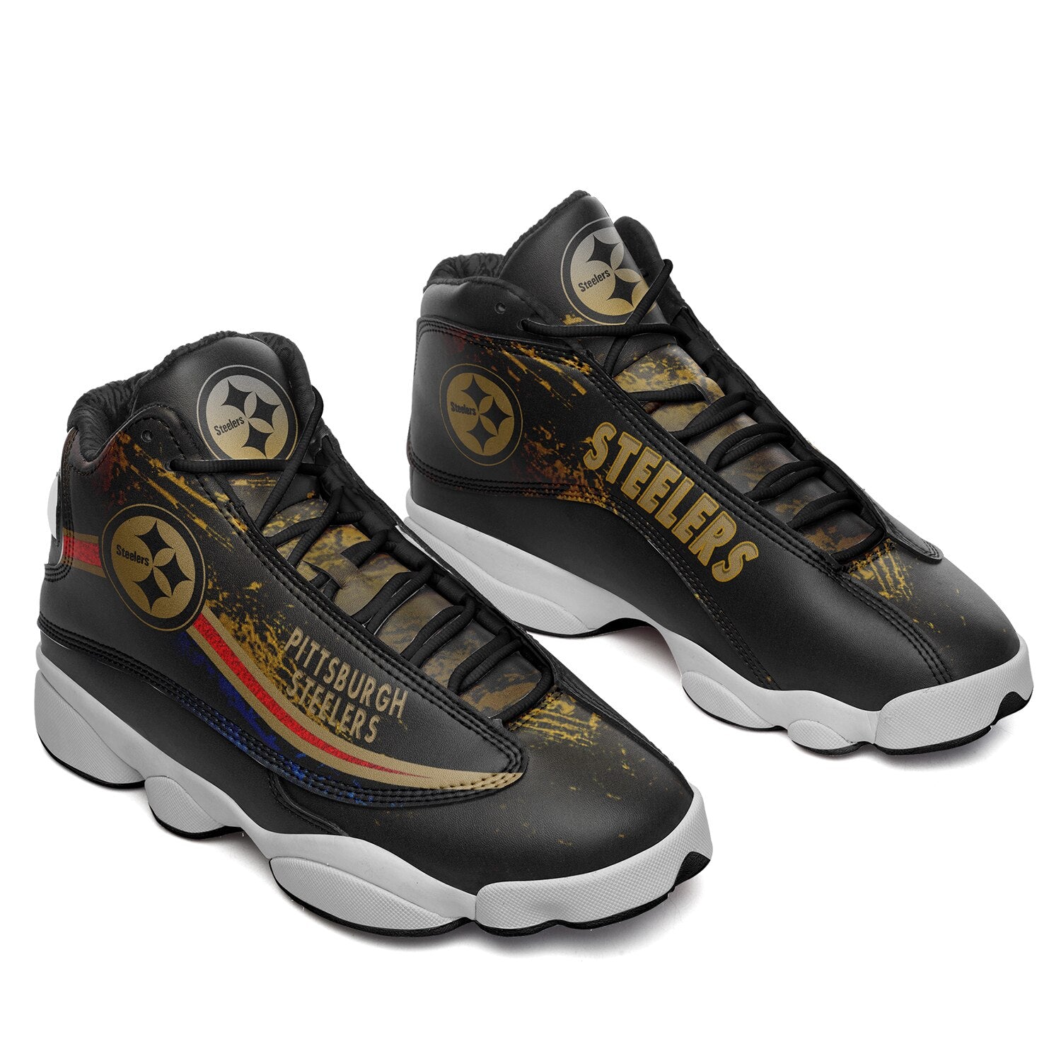 Pittsburgh Steelers Casual Air Jordon Sneaker Shoes