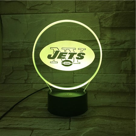 New York Jets 3D LED Lamp