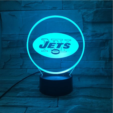 New York Jets 3D LED Lamp