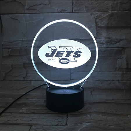 New York Jets 3D LED Lamp